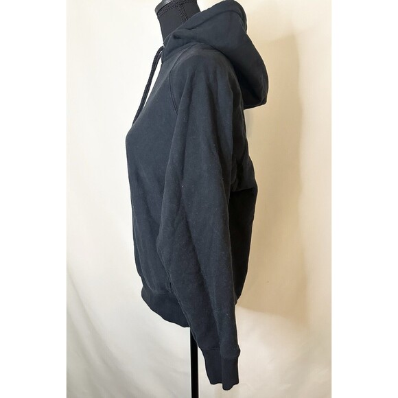 Thakoon Drawstring Gray Black Hoodie Sweater Pullover 100%‎ Cotton Women's LARGE - Picture 2 of 11